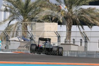 World © Octane Photographic Ltd. McLaren Honda MP4/30 – Fernando Alonso. Friday 27th November 2015, F1 Abu Dhabi Grand Prix, Practice 1, Yas Marina. Digital Ref: 1477LB1D6413