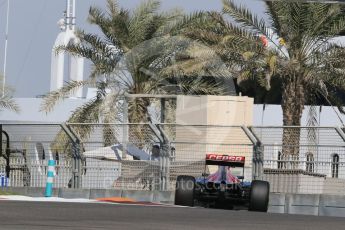 World © Octane Photographic Ltd. Scuderia Toro Rosso STR10. Friday 27th November 2015, F1 Abu Dhabi Grand Prix, Practice 1, Yas Marina. Digital Ref: 1477LB1D6426