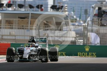 World © Octane Photographic Ltd. Mercedes AMG Petronas F1 W06 Hybrid – Lewis Hamilton. Friday 27th November 2015, F1 Abu Dhabi Grand Prix, Practice 1, Yas Marina. Digital Ref: 1477LB1D6798