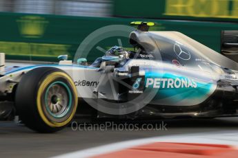 World © Octane Photographic Ltd. Mercedes AMG Petronas F1 W06 Hybrid – Nico Rosberg. Friday 27th November 2015, F1 Abu Dhabi Grand Prix, Practice 2, Yas Marina. Digital Ref:  1478CB1L5818