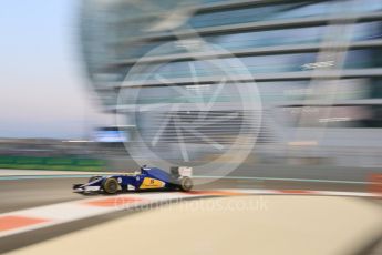 World © Octane Photographic Ltd. Sauber F1 Team C34-Ferrari – Marcus Ericsson. Friday 27th November 2015, F1 Abu Dhabi Grand Prix, Practice 2, Yas Marina. Digital Ref: 1478CB7D2071