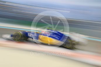 World © Octane Photographic Ltd. Sauber F1 Team C34-Ferrari – Felipe Nasr. Friday 27th November 2015, F1 Abu Dhabi Grand Prix, Practice 2, Yas Marina. Digital Ref: 1478CB7D2116