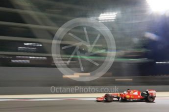 World © Octane Photographic Ltd. Scuderia Ferrari SF15-T– Sebastian Vettel. Friday 27th November 2015, F1 Abu Dhabi Grand Prix, Practice 2, Yas Marina. Digital Ref: 1478CB7D2393