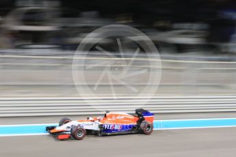 World © Octane Photographic Ltd. Manor Marussia F1 Team MR03B – William Stevens. Friday 27th November 2015, F1 Abu Dhabi Grand Prix, Practice 2, Yas Marina. Digital Ref: 1478CB7D2482