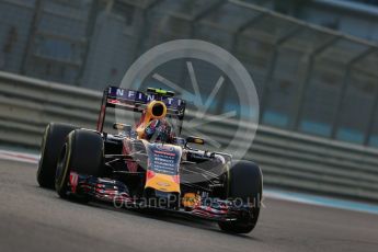 World © Octane Photographic Ltd. Infiniti Red Bull Racing RB11 – Daniil Kvyat. Friday 27th November 2015, F1 Abu Dhabi Grand Prix, Practice 2, Yas Marina. Digital Ref: 1478LB1D7131