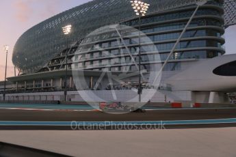 World © Octane Photographic Ltd. Scuderia Toro Rosso STR10 – Max Verstappen. Friday 27th November 2015, F1 Abu Dhabi Grand Prix, Practice 2, Yas Marina. Digital Ref: 1478LB1D7196