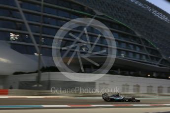 World © Octane Photographic Ltd. Manor Marussia F1 Team MR03B – Roberto Merhi. Friday 27th November 2015, F1 Abu Dhabi Grand Prix, Practice 2, Yas Marina. Digital Ref: 1478LB5D4318