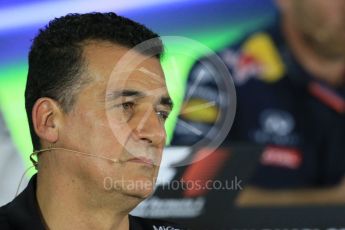 World © Octane Photographic Ltd.. Friday 27th November 2015, F1 Abu Dhabi Grand Prix, Team Personnel FIA Press Conference, Yas Marina. Christian Horner – Infiniti Red Bull Racing Team Principle. Digital Ref: 1480LB1D8049