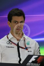 World © Octane Photographic Ltd.. Friday 27th November 2015, F1 Abu Dhabi Grand Prix, Team Personnel FIA Press Conference, Yas Marina. Toto Wolff – Mercedes AMG Petronas Executive Director. Digital Ref: 1480LB1D8140