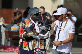 World © Octane Photographic Ltd. Thursday 26th November 2015, F1 Abu Dhabi Grand Prix, Drivers’ FIA Press Conference, Yas Marina. Mercedes AMG Petronas – Lewis Hamilton.  Digital Ref: 1471CB1L4059