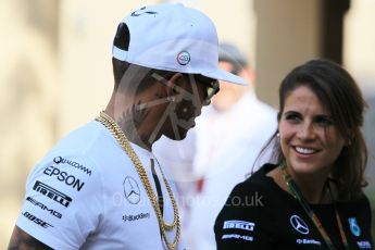 World © Octane Photographic Ltd. Thursday 26th November 2015, F1 Abu Dhabi Grand Prix, Drivers’ FIA Press Conference, Yas Marina. Mercedes AMG Petronas – Lewis Hamilton.  Digital Ref: 1471CB1L4094