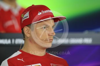 World © Octane Photographic Ltd. Thursday 26th November 2015, F1 Abu Dhabi Grand Prix, Drivers’ FIA Press Conference, Yas Marina. Lotus F1 Team – Romain Grosjean.  Digital Ref: 1471LB1D4788