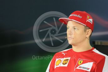 World © Octane Photographic Ltd. Thursday 26th November 2015, F1 Abu Dhabi Grand Prix, Drivers’ FIA Press Conference, Yas Marina. Lotus F1 Team – Romain Grosjean.  Digital Ref: 1471LB1D4915