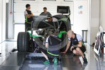 World © Octane Photographic Ltd. Thursday 26th November 2015. Status Grand Prix – Oliver Rowland. GP2 Setup, Yas Marina, Abu Dhabi. Digital Ref. : 1474CB7D1367