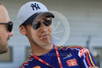 World © Octane Photographic Ltd. Thursday 26th November 2015. Carlin – Sean Gelael. GP2 Practice, Yas Marina, Abu Dhabi. Digital Ref. : 1474CB7D1448