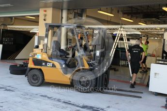 World © Octane Photographic Ltd. Lotus F1 Team E23 Hybrid. Thursday 26th November 2015, F1 Abu Dhabi Grand Prix, Setup, Yas Marina. Digital Ref: 1472CB1L3840