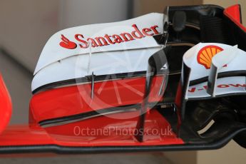 World © Octane Photographic Ltd. Scuderia Ferrari SF15-T. Thursday 26th November 2015, F1 Abu Dhabi Grand Prix, Setup, Yas Marina. Digital Ref: 1472CB1L4118