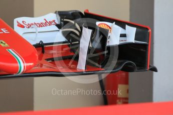 World © Octane Photographic Ltd. Scuderia Ferrari SF15-T. Thursday 26th November 2015, F1 Abu Dhabi Grand Prix, Setup, Yas Marina. Digital Ref: v