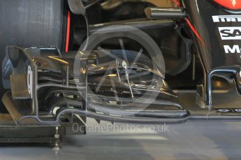 World © Octane Photographic Ltd. McLaren Honda MP4/30. Thursday 26th November 2015, F1 Abu Dhabi Grand Prix, Setup, Yas Marina. Digital Ref: 1472CB1L4220