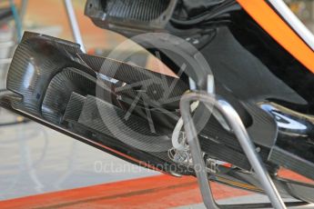 World © Octane Photographic Ltd. Sahara Force India VJM08B. Thursday 26th November 2015, F1 Abu Dhabi Grand Prix, Setup, Yas Marina. Digital Ref: 1472CB1L4235