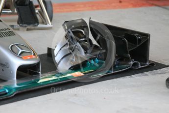 World © Octane Photographic Ltd. Mercedes AMG Petronas F1 W06 Hybrid. Thursday 26th November 2015, F1 Abu Dhabi Grand Prix, Setup, Yas Marina. Digital Ref: 1472CB1L4297