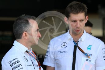 World © Octane Photographic Ltd. Mercedes AMG Petronas F1 - Paddy Lowe. Thursday 26th November 2015, F1 Abu Dhabi Grand Prix, Setup, Yas Marina. Digital Ref: 1472CB1L4304