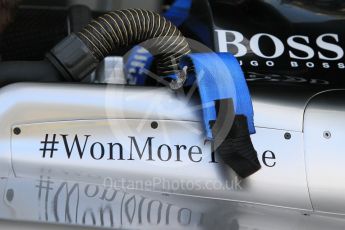 World © Octane Photographic Ltd. Mercedes AMG Petronas F1 W06 Hybrid. Thursday 26th November 2015, F1 Abu Dhabi Grand Prix, Setup, Yas Marina. Digital Ref: 1472CB1L4314