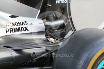 World © Octane Photographic Ltd. Mercedes AMG Petronas F1 W06 Hybrid. Thursday 26th November 2015, F1 Abu Dhabi Grand Prix, Setup, Yas Marina. Digital Ref: 1472CB1L4320