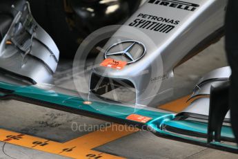 World © Octane Photographic Ltd. Mercedes AMG Petronas F1 W06 Hybrid. Thursday 26th November 2015, F1 Abu Dhabi Grand Prix, Setup, Yas Marina. Digital Ref: 1472CB1L4347