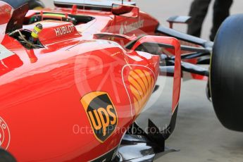 World © Octane Photographic Ltd. Scuderia Ferrari SF15-T. Thursday 26th November 2015, F1 Abu Dhabi Grand Prix, Setup, Yas Marina. Digital Ref: 1472CB1L4388