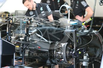 World © Octane Photographic Ltd. Mercedes AMG Petronas F1 W06 Hybrid. Thursday 26th November 2015, F1 Abu Dhabi Grand Prix, Setup, Yas Marina. Digital Ref: 1472CB7D1040