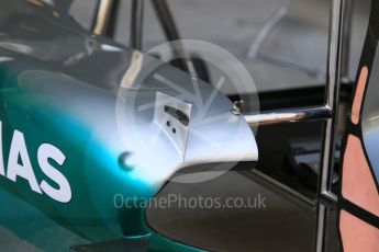 World © Octane Photographic Ltd. Mercedes AMG Petronas F1 W06 Hybrid. Thursday 26th November 2015, F1 Abu Dhabi Grand Prix, Setup, Yas Marina. Digital Ref: 1472CB7D1043