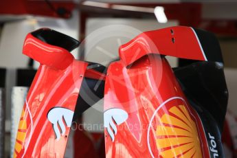 World © Octane Photographic Ltd. Scuderia Ferrari SF15-T. Thursday 26th November 2015, F1 Abu Dhabi Grand Prix, Setup, Yas Marina. Digital Ref: 1472CB7D1074