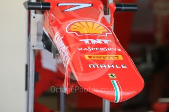 World © Octane Photographic Ltd. Scuderia Ferrari SF15-T. Thursday 26th November 2015, F1 Abu Dhabi Grand Prix, Setup, Yas Marina. Digital Ref: 1472CB7D1088