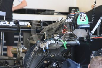 World © Octane Photographic Ltd. McLaren Honda MP4/30. Thursday 26th November 2015, F1 Abu Dhabi Grand Prix, Setup, Yas Marina. Digital Ref: 1472CB7D1205