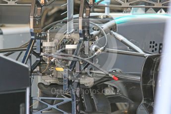 World © Octane Photographic Ltd. Mercedes AMG Petronas F1 W06 Hybrid. Thursday 26th November 2015, F1 Abu Dhabi Grand Prix, Setup, Yas Marina. Digital Ref: 1472LB5D1246