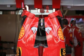 World © Octane Photographic Ltd. Scuderia Ferrari SF15-T. Thursday 26th November 2015, F1 Abu Dhabi Grand Prix, Setup, Yas Marina. Digital Ref: 1472LB1D4589