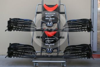 World © Octane Photographic Ltd. McLaren Honda MP4/30. Thursday 26th November 2015, F1 Abu Dhabi Grand Prix, Setup, Yas Marina. Digital Ref: 1472LB1D4598