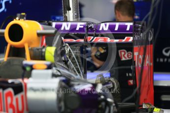 World © Octane Photographic Ltd. Infiniti Red Bull Racing RB11. Thursday 26th November 2015, F1 Abu Dhabi Grand Prix, Setup, Yas Marina. Digital Ref: 1472LB5D3725