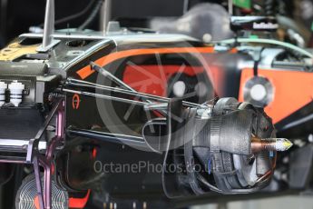 World © Octane Photographic Ltd. Sahara Force India VJM08B. Thursday 26th November 2015, F1 Abu Dhabi Grand Prix, Setup, Yas Marina. Digital Ref: 1472LB5D3771
