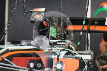 World © Octane Photographic Ltd. Sahara Force India VJM08B. Thursday 26th November 2015, F1 Abu Dhabi Grand Prix, Setup, Yas Marina. Digital Ref: 1472LB5D3774