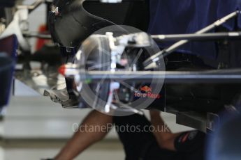 World © Octane Photographic Ltd. Scuderia Toro Rosso STR10. Thursday 26th November 2015, F1 Abu Dhabi Grand Prix, Setup, Yas Marina. Digital Ref: 1472LB5D3794