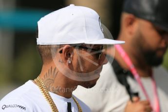 World © Octane Photographic Ltd. Mercedes AMG Petronas F1 – Lewis Hamilton. Thursday 26th November 2015, F1 Abu Dhabi Grand Prix, Setup, Yas Marina. Digital Ref: 1472LB5D3834
