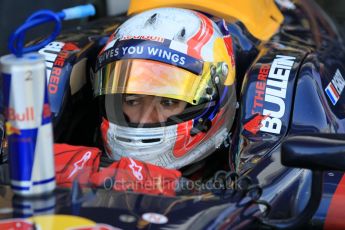 World © Octane Photographic Ltd. Friday 27th November 2015. DAMS – Pierre Gasly. GP2 Practice, Yas Marina, Abu Dhabi. Digital Ref. : 1476CB1L4850