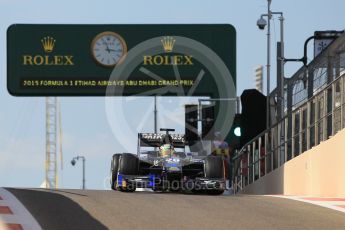 World © Octane Photographic Ltd. Friday 27th November 2015. Daiko Team Lazarus– Nathanaël Berthon. GP2 Practice, Yas Marina, Abu Dhabi. Digital Ref. : 1476CB1L4884