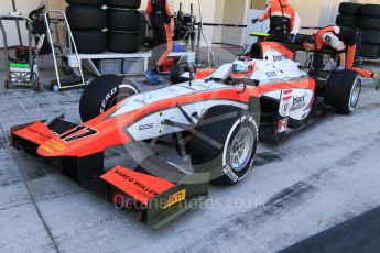 World © Octane Photographic Ltd. Friday 27th November 2015. MP Motorsport – Rene Binder. GP2 Practice, Yas Marina, Abu Dhabi. Spain. Digital Ref. : 1476CB7D1523