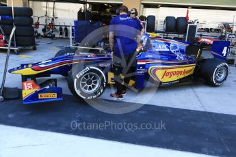 World © Octane Photographic Ltd. Friday 27th November 2015. Carlin – Sean Gelael. GP2 Practice, Yas Marina, Abu Dhabi. Digital Ref. : 1476CB7D1530