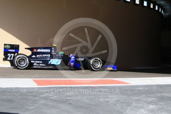 World © Octane Photographic Ltd. Friday 27th November 2015. Daiko Team Lazarus– Sergio Canamasas. GP2 Practice, Yas Marina, Abu Dhabi. Digital Ref. : 1476CB7D1586