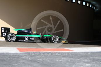 World © Octane Photographic Ltd. Friday 27th November 2015. Status Grand Prix – Marlon Stockinger. GP2 Practice, Yas Marina, Abu Dhabi. Digital Ref. : 1476CB7D1618