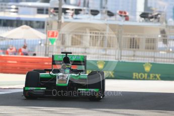 World © Octane Photographic Ltd. Friday 27th November 2015. Status Grand Prix – Marlon Stockinger. GP2 Practice, Yas Marina, Abu Dhabi. Digital Ref. : 1476LB1D5681